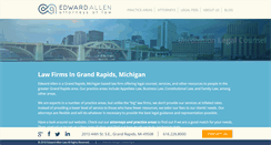 Desktop Screenshot of edwardallenlaw.com
