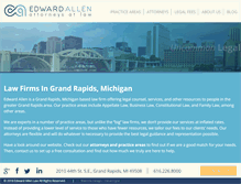 Tablet Screenshot of edwardallenlaw.com